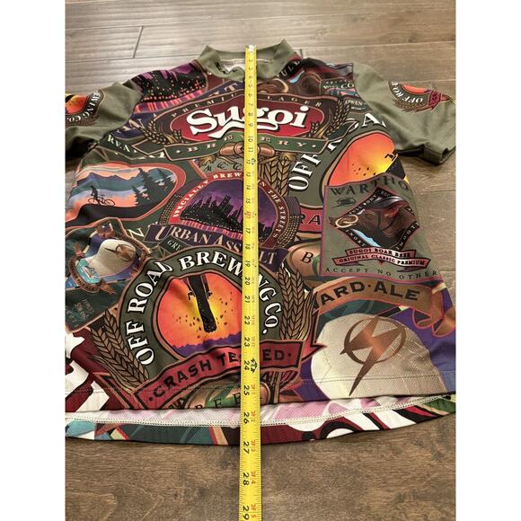 Sugoi Mens Brewery Cycling Full Zip Performance Pockets Stretch Jersey Size M - Picture 6 of 7